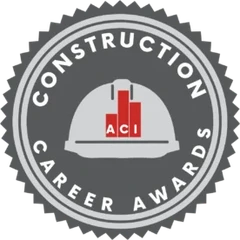 ACI Construction Career Awards — supplied reference badge
