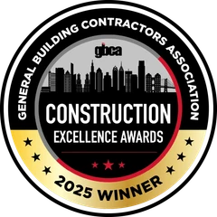 Construction Excellence Awards 2025 winner badge — supplied reference badge