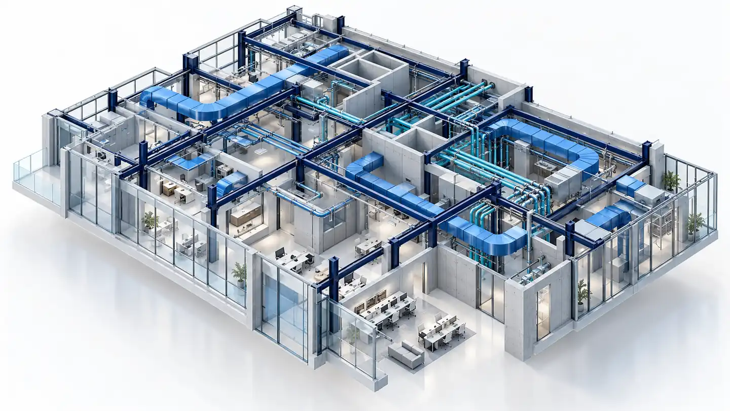 Subtle building information modeling background